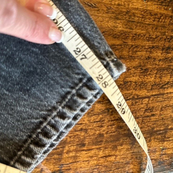 AGOLDE | “Jamie” High Rise Classic Jeans, Button Fly Gray, Size 29 - Picture 13 of 13